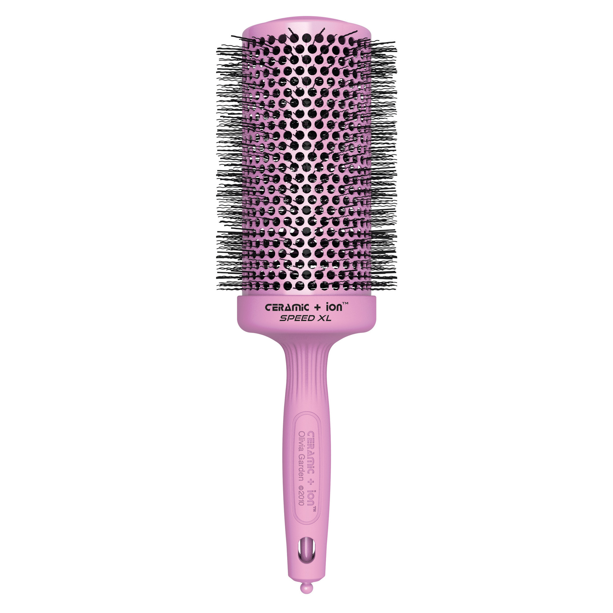 Olivia Garden Blossom Ceramic Ion 3-1/2" Thermal Round Brush - Pink